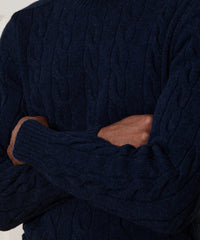 Italian Cashmere Cable Knit Sweater