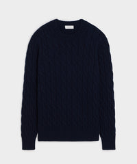 Italian Cashmere Cable Knit Sweater