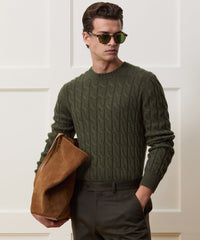 Italian Cashmere Cable Knit Sweater