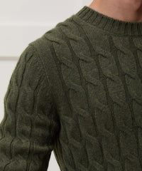 Italian Cashmere Cable Knit Sweater