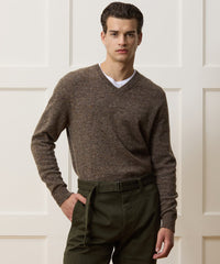 Inis Meáin Merino-Cashmere V-Neck Sweater