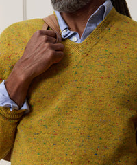 Inis Meáin Merino-Cashmere V-Neck Sweater