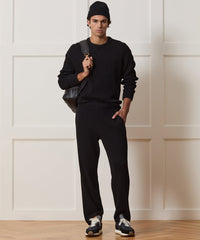 Relaxed Portuguese Cotton Waffle Sweatpant