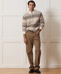 Brushed Mohair Rugby Polo