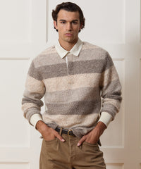 Brushed Mohair Rugby Polo