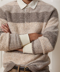 Brushed Mohair Rugby Polo