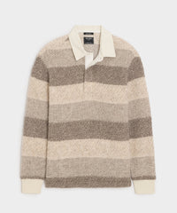 Brushed Mohair Rugby Polo