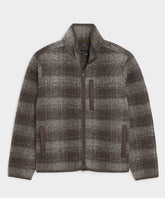 Plaid Fleece Lodge Jacket