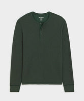 Lightweight Mini Waffle Henley