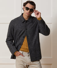 Italian Wool Herringbone Chore Coat