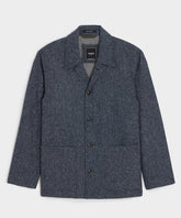 Italian Wool Herringbone Chore Coat
