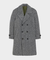 Italian Wool Herringbone Officer Coat