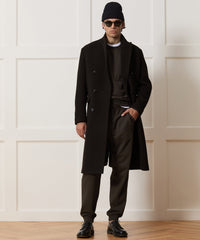 Italian Wool-Cashmere Double-Breasted Topcoat