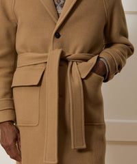 Italian Wool-Cashmere Belted Balmacaan