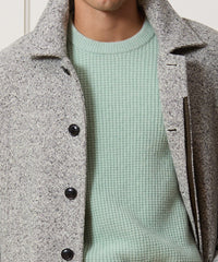 Italian Wool Donegal Car Coat