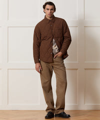 Quilted Filled Shirt Jacket