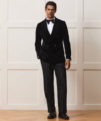 Italian Velvet Double-Breasted Dinner Jacket
