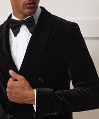 Italian Velvet Double-Breasted Dinner Jacket