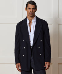 Italian Cashmere Double-Breasted Wythe Jacket