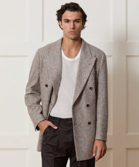 Italian Cashmere Donegal Double-Breasted Wythe Jacket