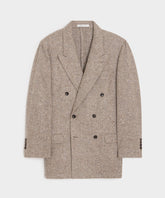 Italian Cashmere Donegal Double-Breasted Wythe Jacket