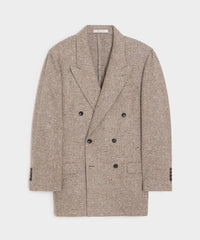 Italian Cashmere Donegal Double-Breasted Wythe Jacket