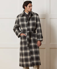 Italian Wool-Alpaca Belted Overcoat