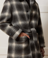 Italian Wool-Alpaca Belted Overcoat