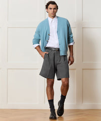 8" Striped Linen Hollywood Short