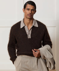 Italian Mohair Rugby Sweater Polo