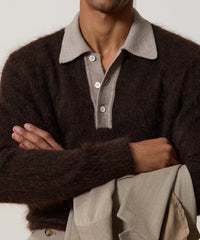 Italian Mohair Rugby Sweater Polo