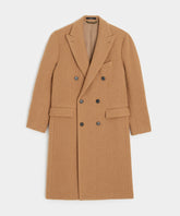 Italian Wool Peak Lapel Topcoat