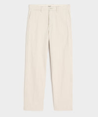 Relaxed Striped Denim Chino