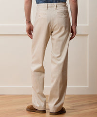 Relaxed Striped Denim Chino