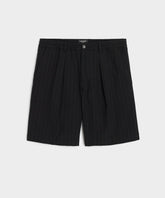 10" Italian Pinstripe Relaxed Short