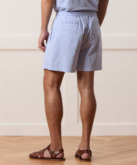 5" Striped Poplin Short