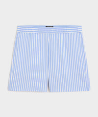 5" Striped Poplin Short