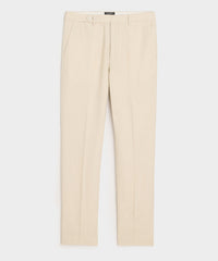 Straight Fit Linen Tab Trouser