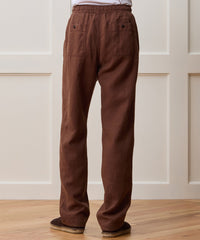 Straight Fit Linen Beach Pant