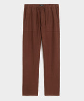 Straight Fit Linen Beach Pant