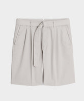 8" Cotton Self-Belt Short