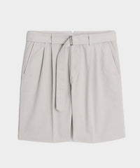 8" Cotton Self-Belt Short