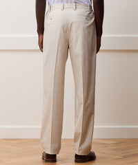 Straight Fit Italian Wool-Cotton Modern Trouser
