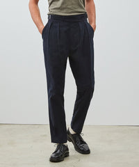 Italian Gurkha Trouser in Navy