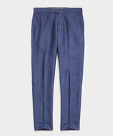 Italian Linen Soft Sutton Suit Trouser in Navy