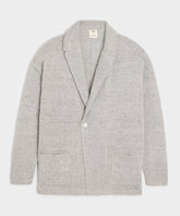 Inis Meáin Relax Jacket in Silver Marl