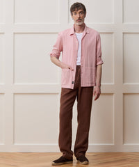 Straight Fit Linen Beach Pant