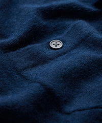 Premium Cashmere Pocket Tee in Navy