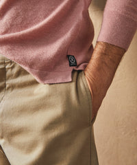 Cashmere Pocket Tee In Rose Quartz