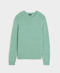 Donegal Crewneck Sweater in Pale Mint